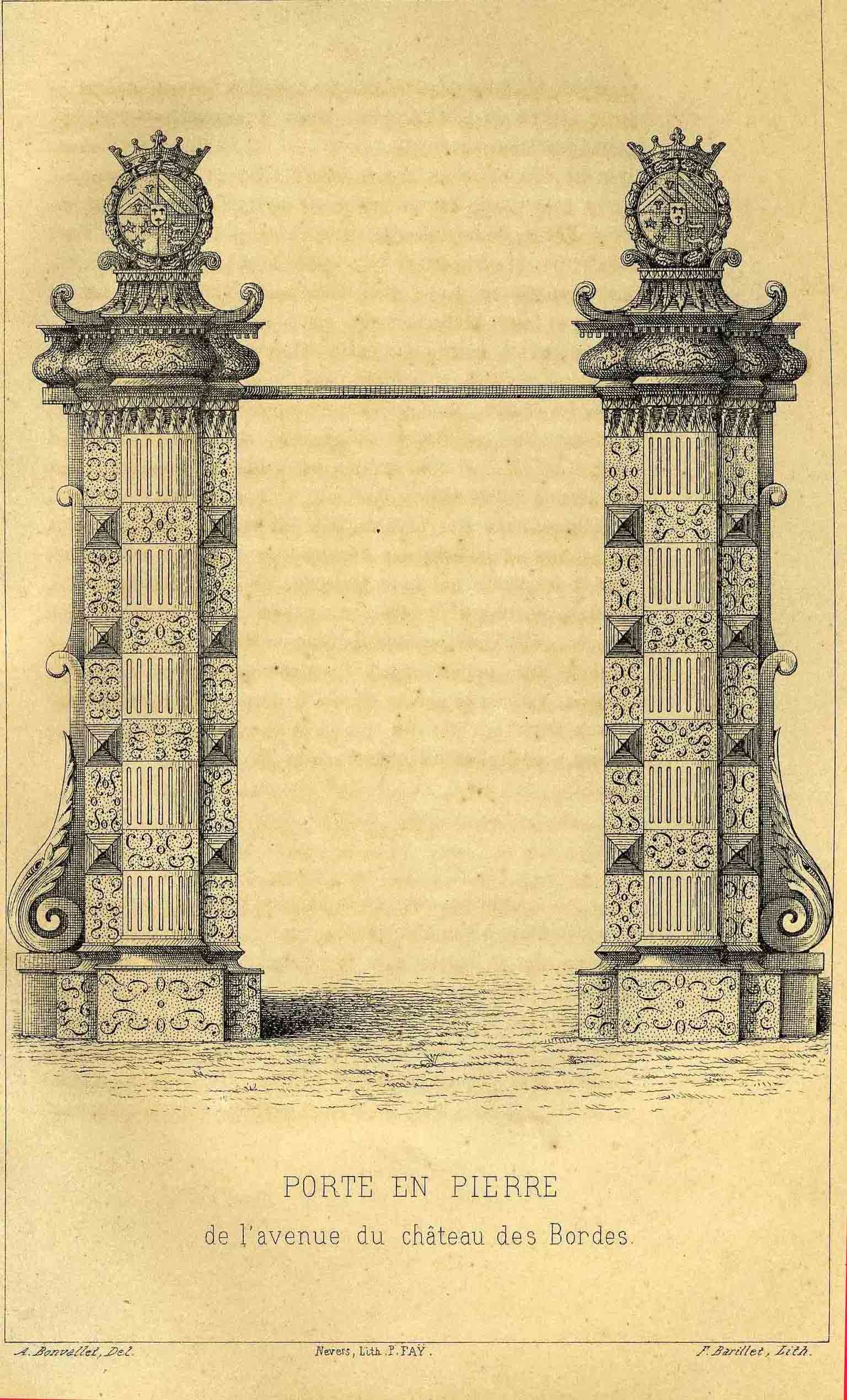 Porte chateau des Bordes 2