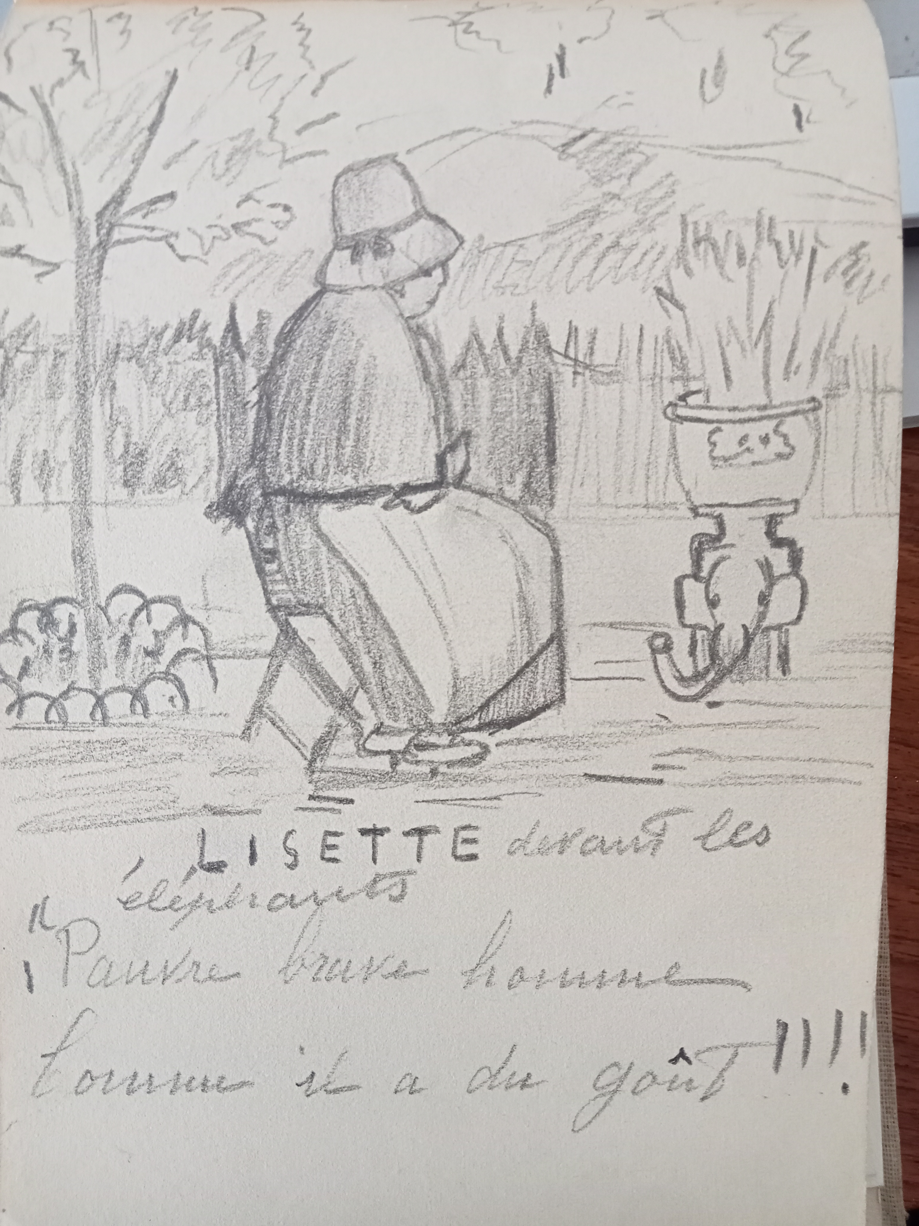 Dessin Yvonne Bourdillon